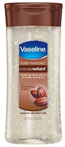 Vaseline Body Oil - Deep Hydration, Nourishing Cocoa Butter, Fast-Absorbing - 6.80 oz (Pack of 4)