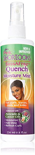 Luster's ShortLooks SassAFraz Quench Moisture Mist - Hydrates & Refreshes Curls, 8oz