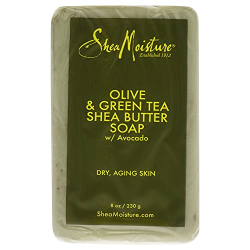 SheaMoisture Essential Oil Blend - Hydrating Bar Soap with Olive Oil & Green Tea Extract - 8oz