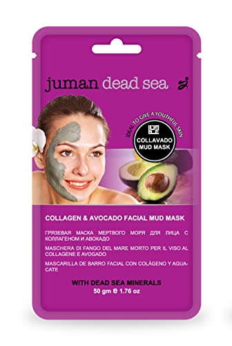 Dead Sea Goods Collagen & Avocado Mud Mask - Hydrating, Natural Ingredients - 200ml