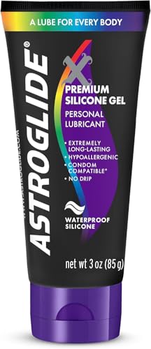 Astroglide Personal Care Set - Premium Waterproof Gel, Hypoallergenic, 3 oz (Pack of 4)