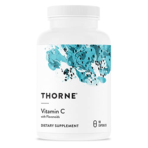 THORNE Vitamin C - Immune Support & Collagen Booster with Citrus Bioflavonoids - 90 Capsules