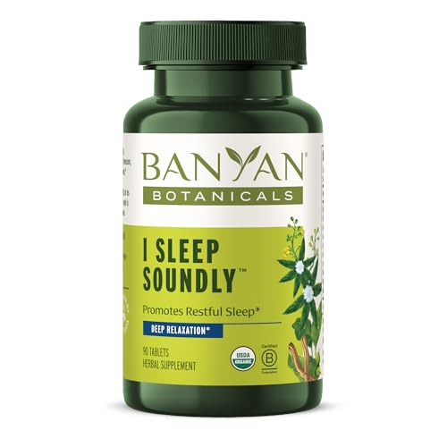 Banyan Botanicals Sleep Supplement - Promotes Relaxation with Organic Herbs - 90 Tablets