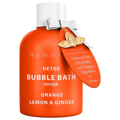 Natural Detox Bubble Bath - Hydrating Citrus Foam with Essential Oils for Relaxation - 16oz