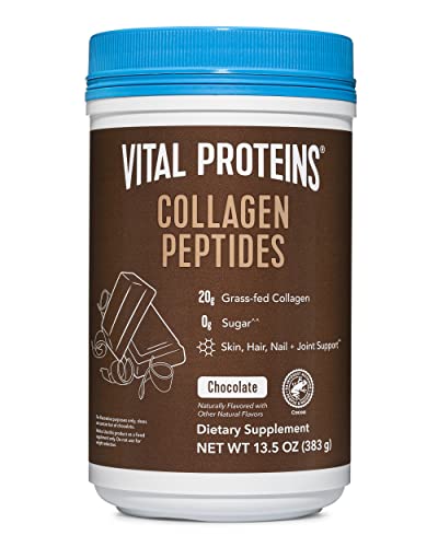 Vital Proteins Collagen Peptides Powder - Supports Hair, Skin, Joints, Chocolate Flavor - 13.5 oz