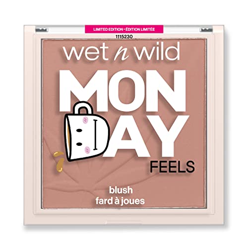 Wet n Wild Blush - Natural Pink Glow, Coffee-Scented, Cruelty-Free - 0.28oz