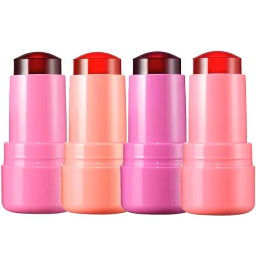 Cooling Water Jelly Tint Blush - Long-lasting Moisturizing Color for Lips & Cheeks - 4 Shades