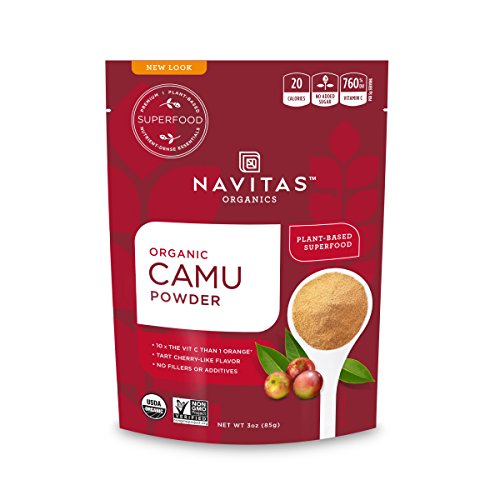 Navitas Organics Camu Camu Powder - Antioxidant Boost, USDA Organic, Non-GMO - 3 oz, 17 Servings