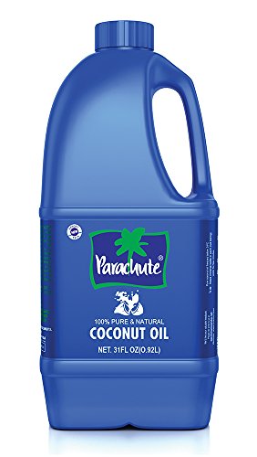 Parachute Coconut Oil - Pure & Natural, Supports Health & Nourished Hair - 31 fl. oz