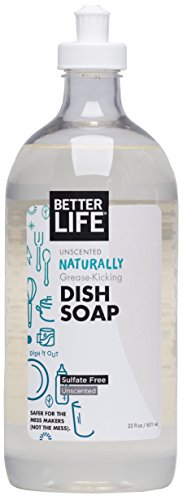 Better Life Dish Soap - Nourishing Aloe & Vitamin E, Recyclable, Unscented - 22oz