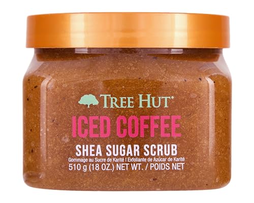 Tree Hut Body Scrub - Exfoliates & Hydrates, Vegan Formula with Coffee & Shea Butter - 18oz