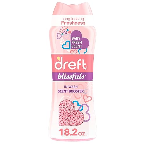 Dreft Scent Booster Beads - Long-Lasting Baby Fresh Aroma, Complements Detergent - 18.2 oz