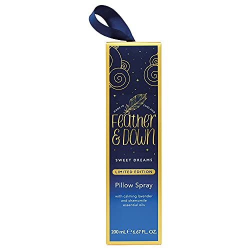 Feather & Down Pillow Spray - Calming Lavender & Chamomile for Relaxation - 200ml