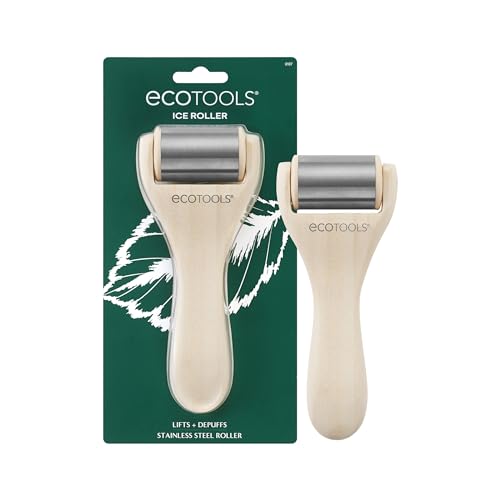 EcoTools Ice Roller - Lifts & Depuffs Skin, Stainless Steel, Vegan & Cruelty-Free - 1 Count