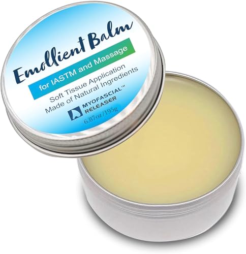 Massage Tools Emollient Balm - Natural Oils for Myofascial Release, Non-Greasy - 195g