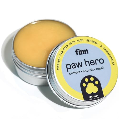 Finn Paw Hero Natural Dog Paw Balm - Nourish & Protect Paws from Dryness & Elements - 1.75oz