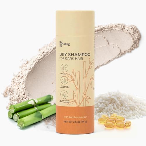 The Earthling Co. Dry Shampoo - Volumizing Powder for Oily Hair, Natural Ingredients - 2.6oz