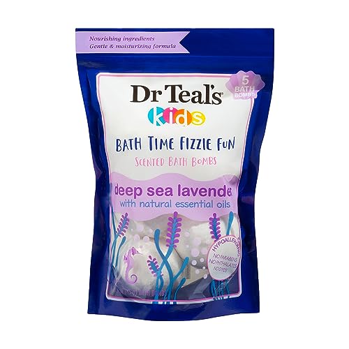 Dr Teal's Kids Bath Bomb - Moisturizing Lavender with Natural Essential Oils - 1.6oz