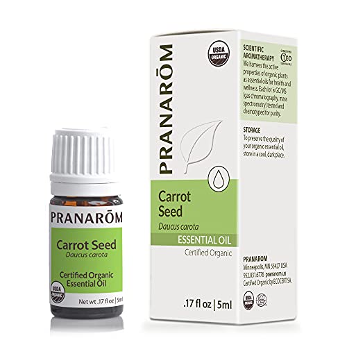 Pranarom Carrot Seed Essential Oil - 100% Pure Organic for Skincare, Healing & Wellness - 5ml