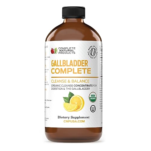 Gallbladder Complete Detox Supplement - Organic Gallstone Relief & Metabolism Boost - 8oz