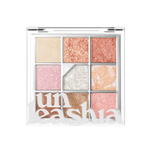 UNLEASHIA Glitterpedia Eye Shadow Palette - Versatile Shades, Vegan & Cruelty-Free - 12 Colors