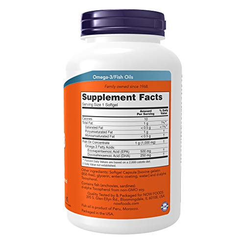 NOW Foods Dietary Supplement - Supports Brain Health, GMP Quality Assured - 180 Softgels