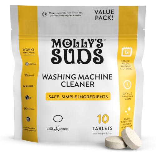 Molly's Suds Household Cleaner - Removes Odors & Grime, Citrus Scent, 10 Time-Release Tablets