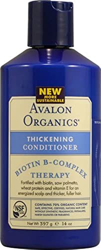 Avalon Organics Conditioner - Biotin B-Complex for Thicker Hair, 14oz