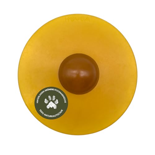 HEVEA Galaxy Dog Throw & Fetch Disc - Natural Rubber, Safe for Dogs, Portable & Floats