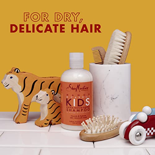 Shea Moisture Kids Shampoo & Conditioner Set - Extra-Nourishing, Organic Ingredients - 8oz & 7.7oz