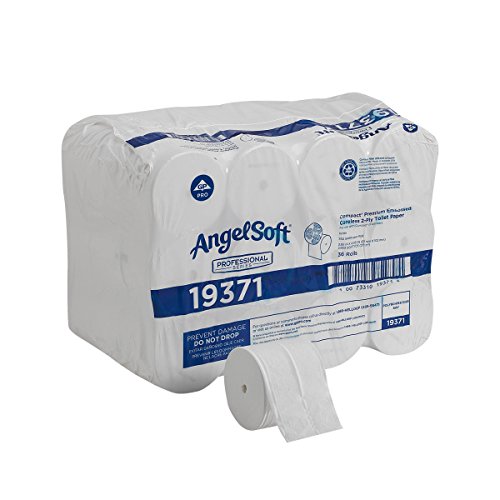 Georgia-Pacific Angel Soft Toilet Paper - Soft & Reliable, Coreless, 20% Recycled Fiber - 750 Sheets