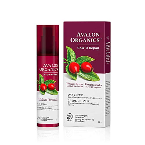 Avalon Organics Moisturizer - Visibly Smooths Skin, Organic Botanicals, 1.75 Oz