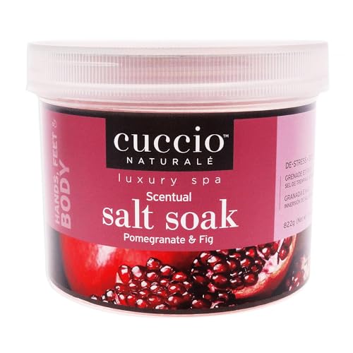 Cuccio Naturale Foot & Hand Soak - Hydrating Salts with Pomegranate & Fig, 29oz