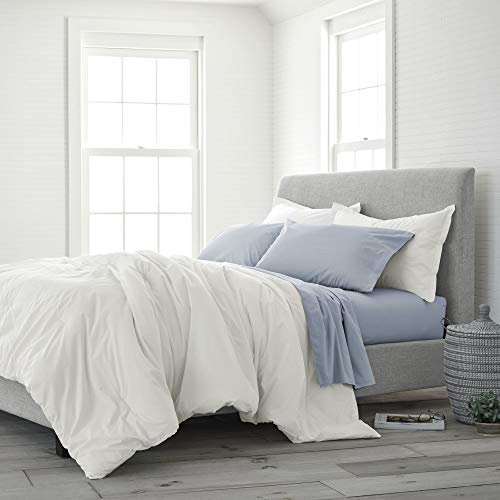 EcoPure Martex Duvet Cover & Sham Set - 100% Organic Cotton, Soft Comfort for Twin Beds