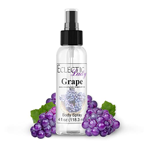 Eclectic Lady Body Mist - Hydrating Grape Fragrance, Paraben & Phthalate-Free - 4oz