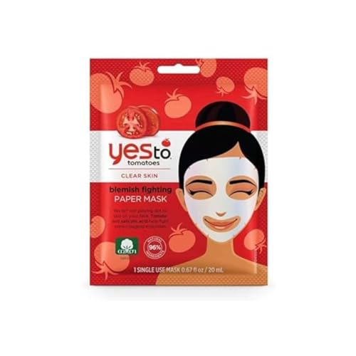 Yes To Tomatoes Face Mask - Detoxifies & Controls Blemishes, Plant-Based - 1 Count