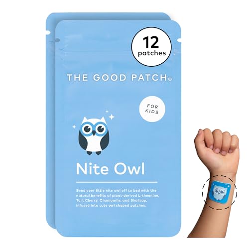 The Good Patch Kids Deodorant - Natural Sleep Support with Tart Cherry & Chamomile - 12 Patches