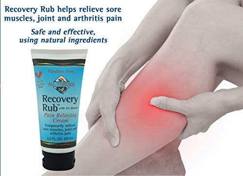 All Terrain Recovery Rub - Natural Relief for Muscle Aches, Non-Greasy, 3oz