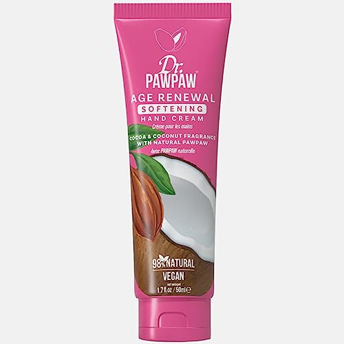 Dr.PAWPAW Cocoa & Coconut Hand Cream - Nourishing, Age Renewal, Vegan, 50ml