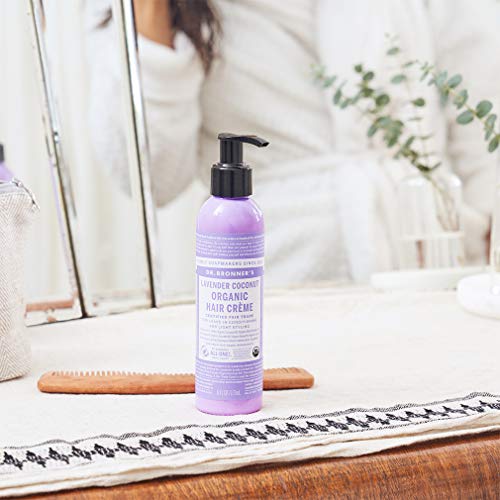 Dr. Bronner's Organic Conditioner - Nourishes & Strengthens Hair, Non-GMO, 6oz Lavender Coconut