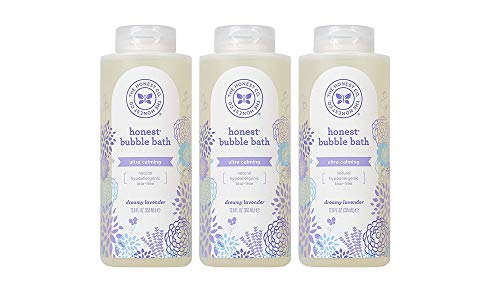 The Honest Company Bubble Bath - Calming Lavender, Hypoallergenic, Plant-Based - 12oz (3 Bottles)