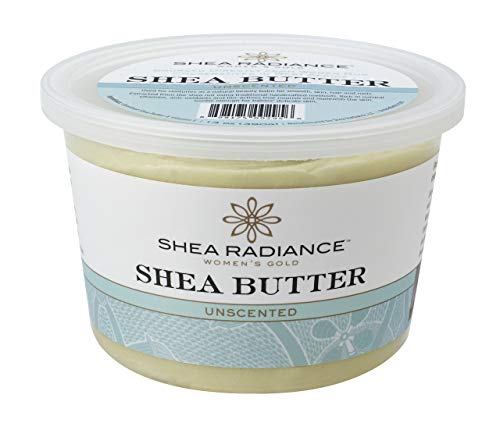 Shea Radiance Raw Shea Butter - Nourishes & Moisturizes, 100% Natural, Unscented - 7.5oz