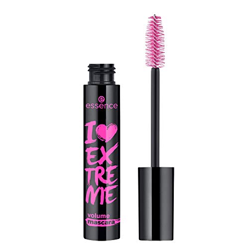 essence I Love Extreme Volume Mascara - Flake-Free, Intense Color, Vegan - 1 Pack