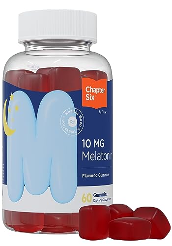 Zahler Chapter Six Melatonin Gummies - Natural Sleep Support, Kosher, Non Habit Forming - 60 Count