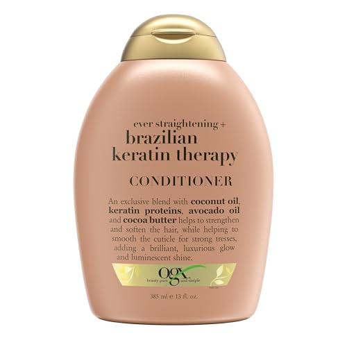 OGX Hair-Smoothing Conditioner - Strengthens & Softens with Coconut, Avocado, Cocoa - 13oz