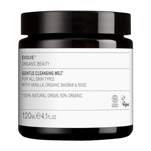 Evolve Organic Beauty Cleansing Balm - Nourishes & Hydrates, Vegan & Handmade - 4.1 oz