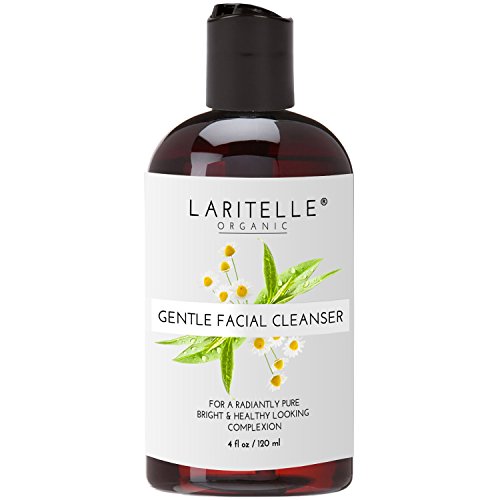 Laritelle Organic Facial Cleanser - Gentle, Purifying Hydrosol Blend, Hypoallergenic - 4 oz