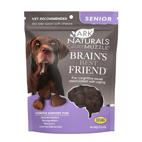 Ark Naturals Dog Supplement - Supports Senior Cognitive Health, Natural Ingredients - 90 Soft Chews