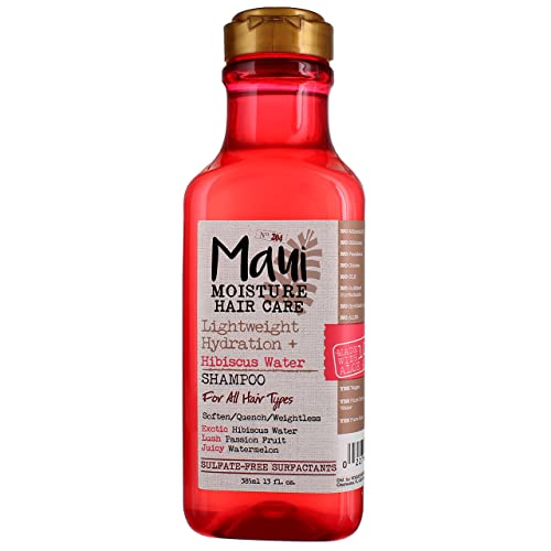 Maui Moisture Shampoo - Moisturizes Strands, Mends Split Ends, Silicone-Free - 2 Pack, 13oz