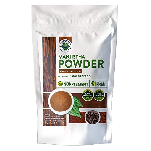 Henna Cosmetics Manjistha Powder - Natural Blood Purifier, Chemical-Free, 100g